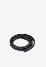 Halzan 22 in Black Swift Leather with Gold Hardware