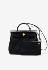 Herbag 39 in Black Toile and Vache Hunter with Gold Hardware