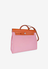 Herbag 39 in Rose Sakura Toile and Vache Hunter with Palladium Hardware