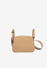 Mini Lindy II in Poussiere Swift Leather with Electrum Hardware