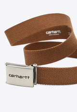 Carhartt Wip Logo Embossed Clip Belt Brown I019176PL/R_CARH-HZXX