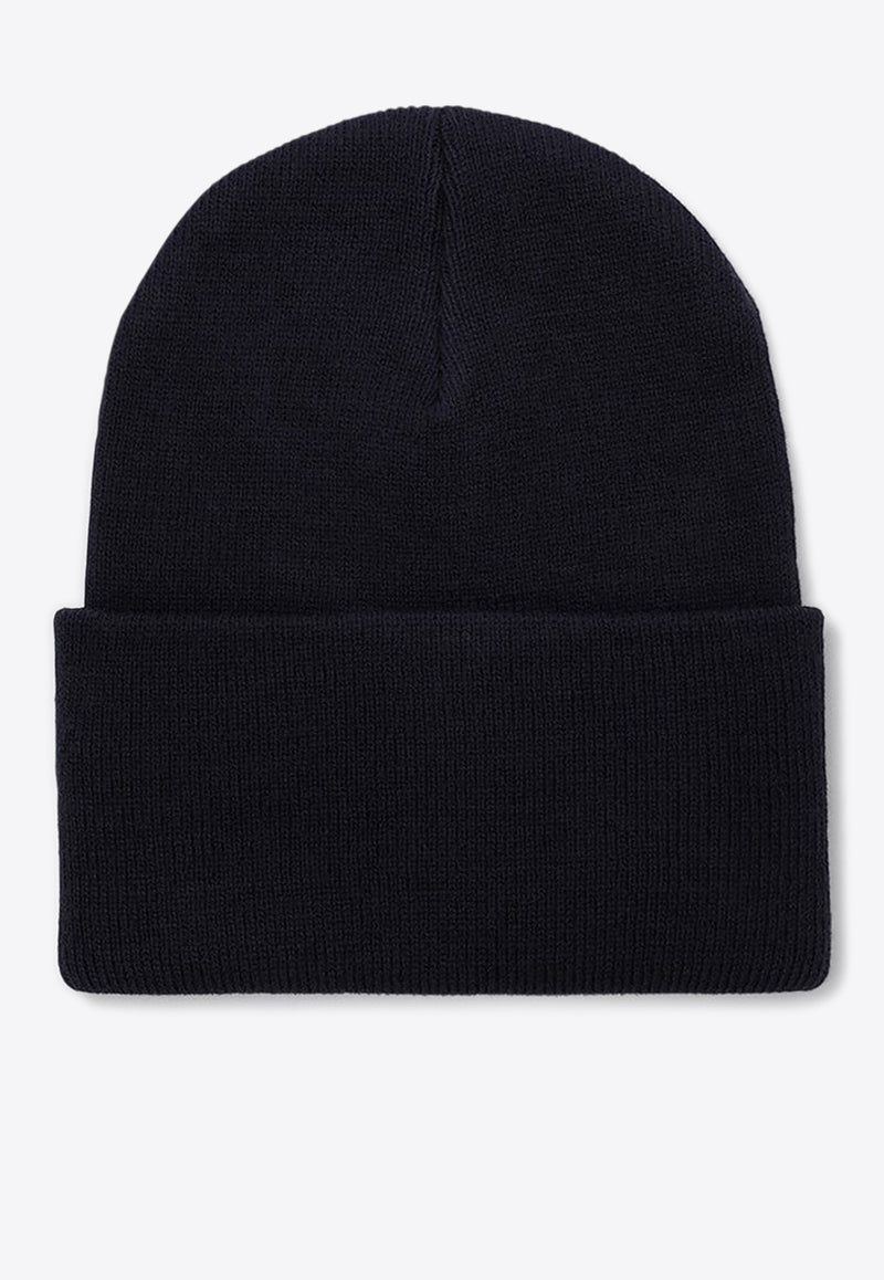 Carhartt Wip Logo Patch Ribbed Beanie Blue I020222PL/P_CARH-29LXX