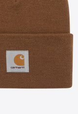 Carhartt Wip Logo-Patch Ribbed Beanie I020222PL/R_CARH-HZXX