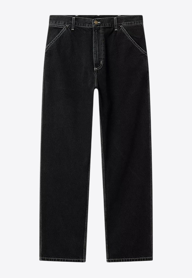 Carhartt Wip Simple Straight Jeans Black I022947CO/Q_CARH-8906