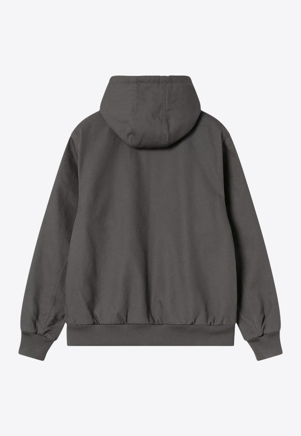 Carhartt Wip Active Zip-Up Hooded Jacket Gray I023083CO/R_CARH-8701