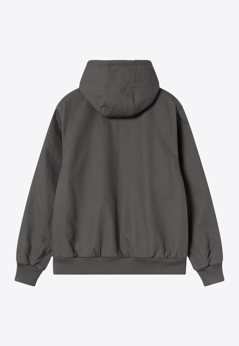 Carhartt Wip Active Zip-Up Hooded Jacket Gray I023083CO/R_CARH-8701