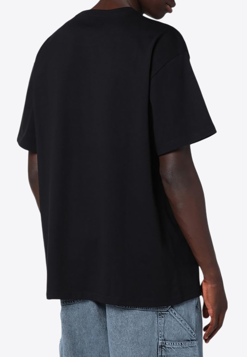 Carhartt Wip Chase Logo T-shirt Black I026391CO/R_CARH-00F