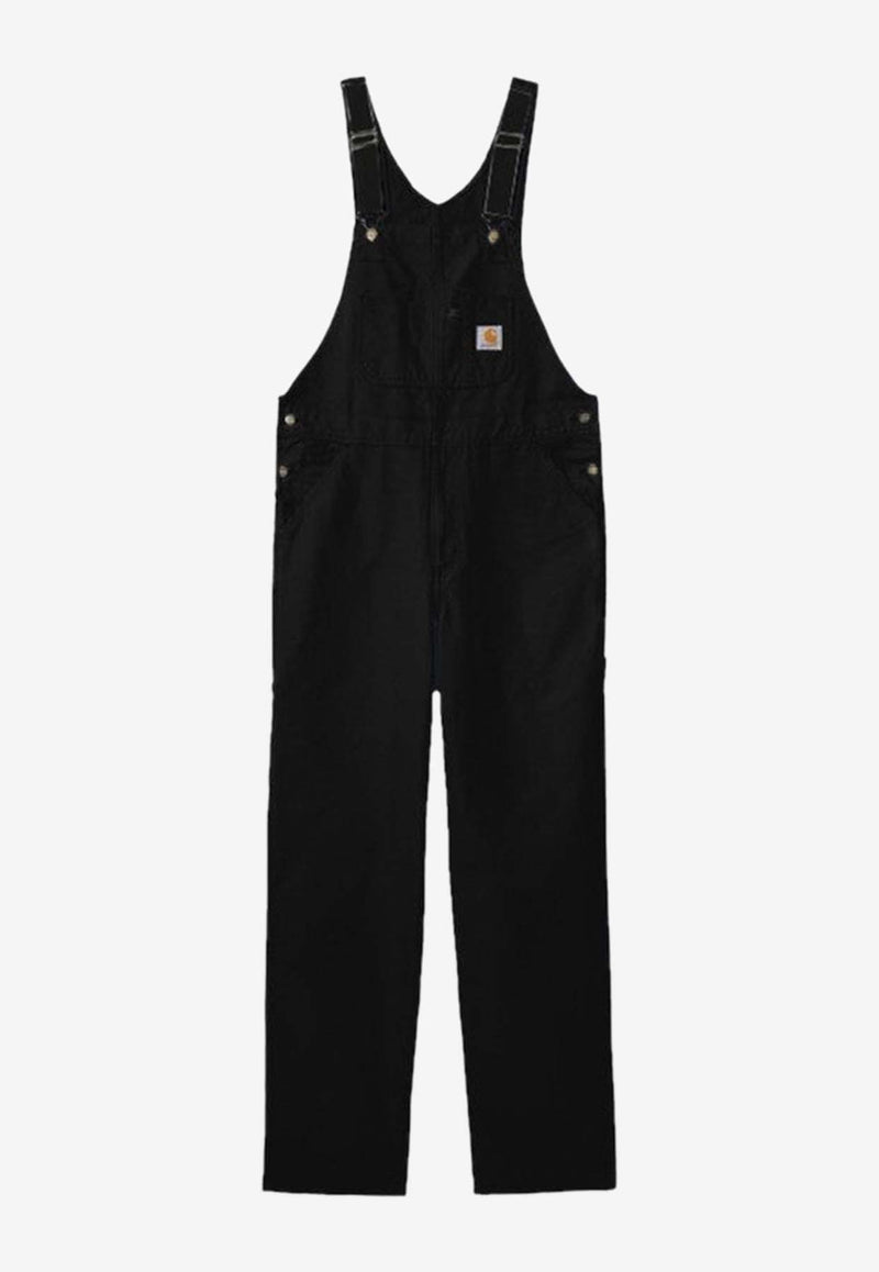 Carhartt Wip Logo Patch Bib Overall  Black I026462CO/O_CARH-8902