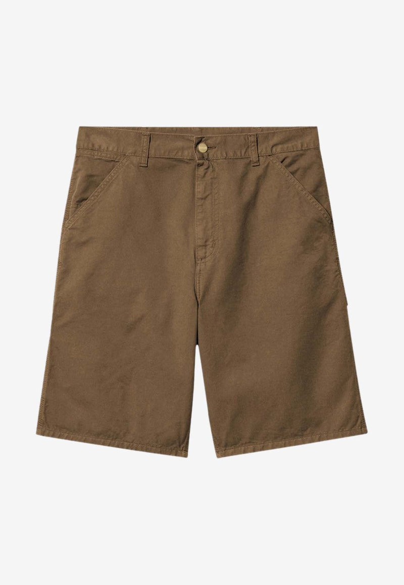 Carhartt Wip Single-Knee Relaxed Shorts Beige I027942CO/O_CARH-HZ02