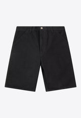 Carhartt Wip Single Knee Bermuda Shorts Black I027942CO/Q_CARH-8902