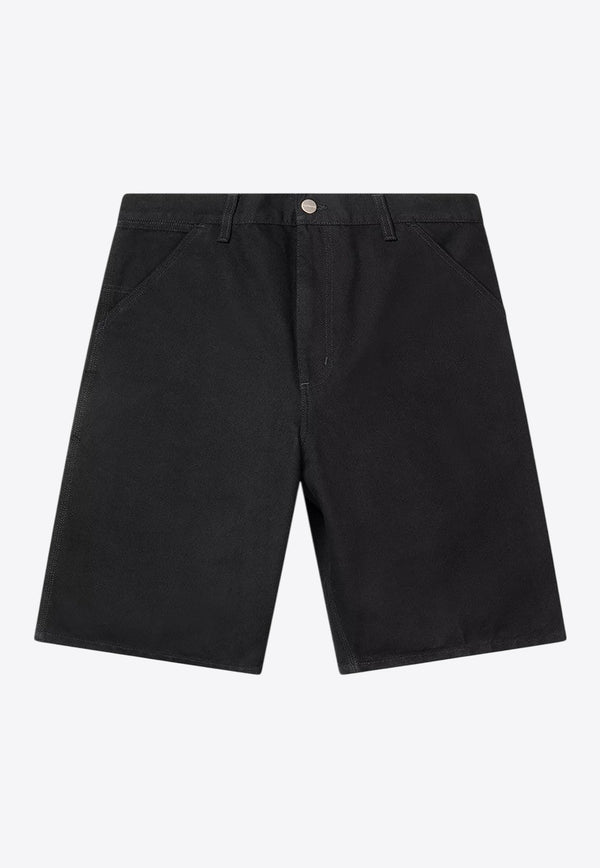 Carhartt Wip Single Knee Bermuda Shorts Black I027942CO/Q_CARH-8902