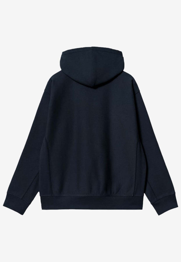 Carhartt Wip American Script Hooded Sweatshirt Blue I028279CO/P_CARH-29LXX