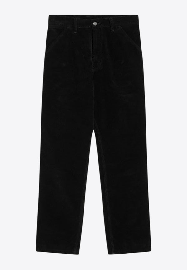 Carhartt Wip Single Knee Velvet Pants Black I028627CO/P_CARH-8902