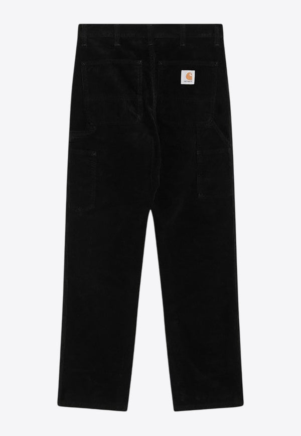 Carhartt Wip Single Knee Velvet Pants Black I028627CO/P_CARH-8902