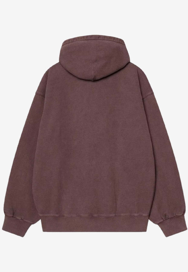 Carhartt Wip Vista Logo Hooded Sweatshirt Purple I029523CO/R_CARH-33HGD