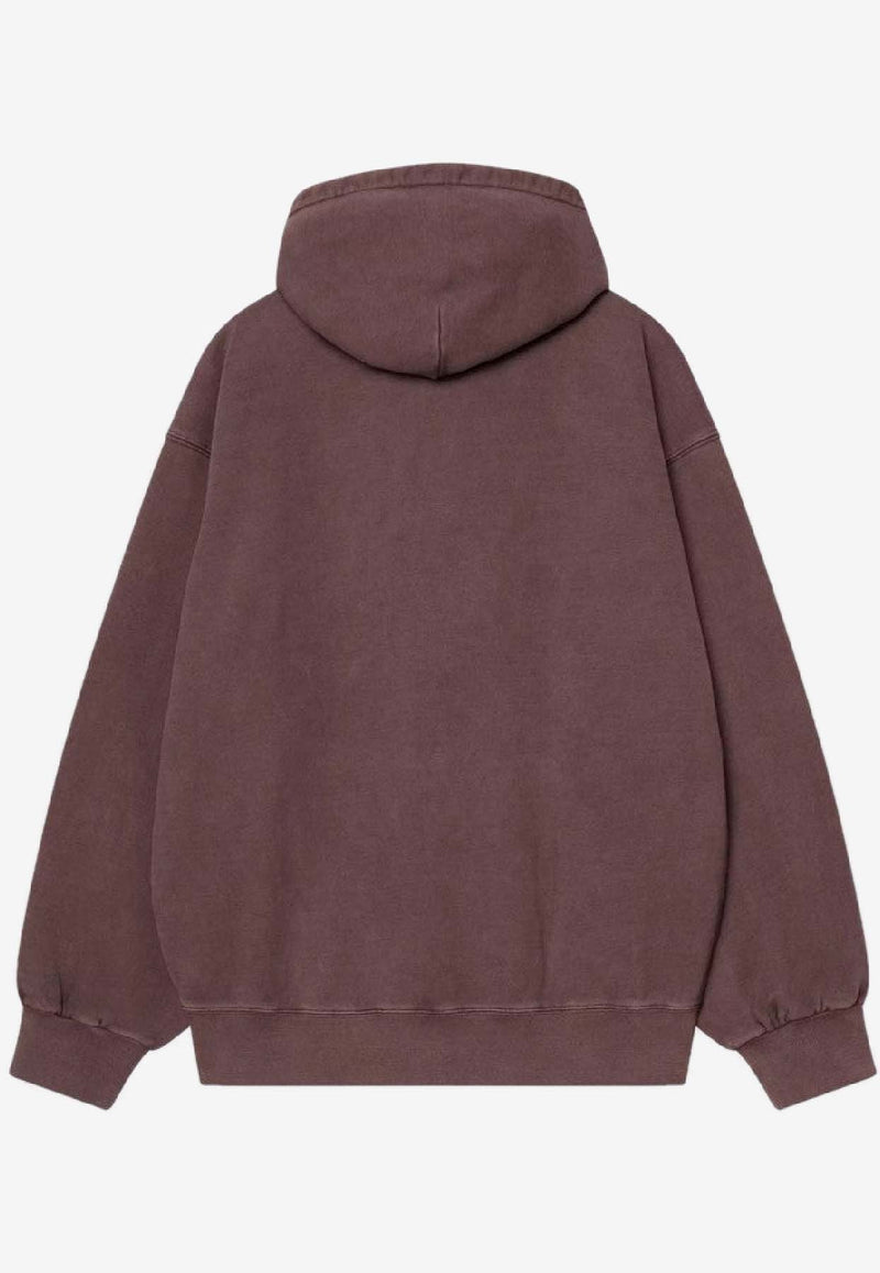 Carhartt Wip Vista Logo Hooded Sweatshirt Purple I029523CO/R_CARH-33HGD