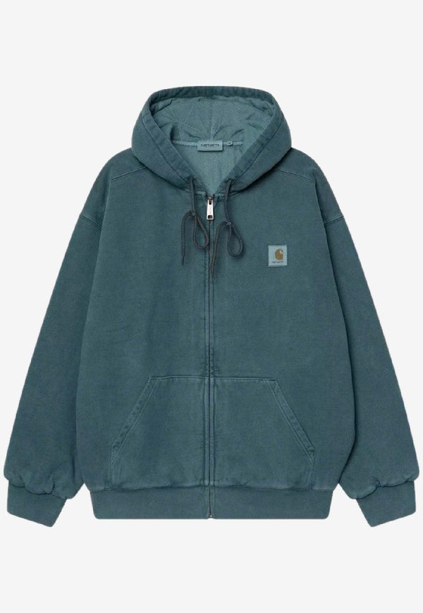 Carhartt Wip Vista Zip-Up Hooded Sweatshirt Green I029524CO/R_CARH-0AUGD