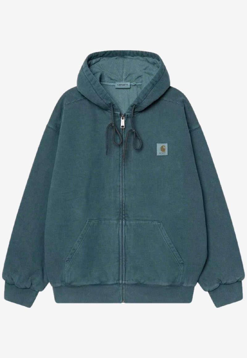Carhartt Wip Vista Zip-Up Hooded Sweatshirt Green I029524CO/R_CARH-0AUGD