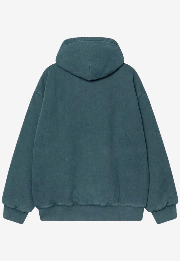 Carhartt Wip Vista Zip-Up Hooded Sweatshirt Green I029524CO/R_CARH-0AUGD