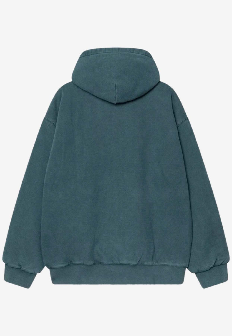 Carhartt Wip Vista Zip-Up Hooded Sweatshirt Green I029524CO/R_CARH-0AUGD