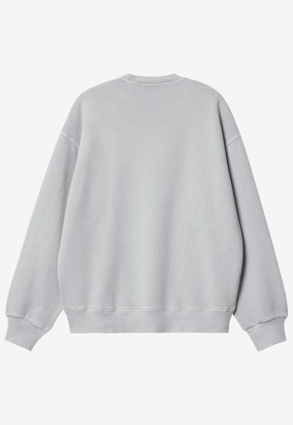 Carhartt Wip Nelson Washed-Out Sweatshirt Gray I029957CO/O_CARH-1YEGD