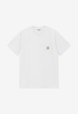 Carhartt Wip Logo Patch Crewneck T-shirt White I030434CO/P_CARH-02XX