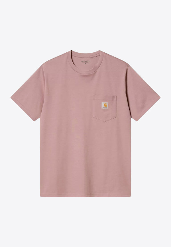 Carhartt Wip Pocket Logo Patch T-shirt Pink I030434CO/R_CARH-1NJXX