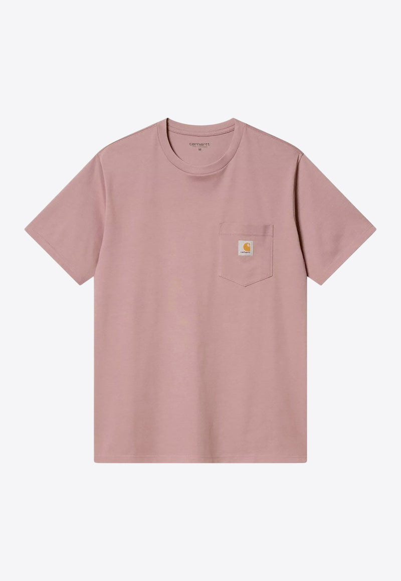 Carhartt Wip Pocket Logo Patch T-shirt Pink I030434CO/R_CARH-1NJXX