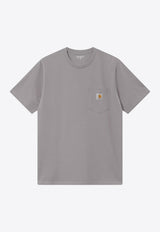 Carhartt Wip Pocket Logo Patch T-shirt Gray I030434CO/R_CARH-2LRXX