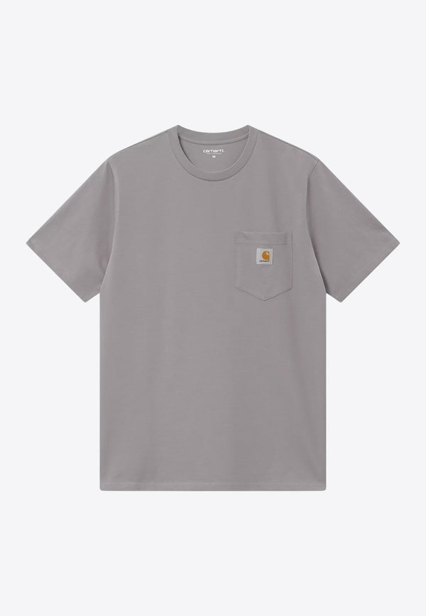Carhartt Wip Pocket Logo Patch T-shirt Gray I030434CO/R_CARH-2LRXX