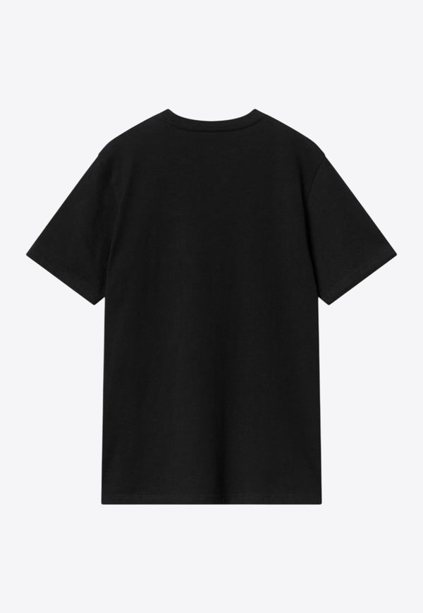 Carhartt Wip Pocket Logo Patch T-shirt Black I030434CO/R_CARH-89XX