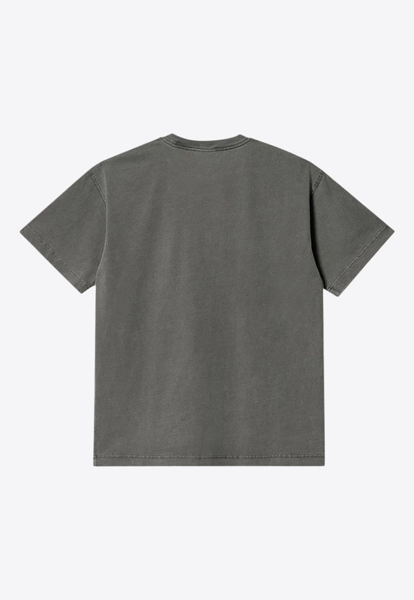 Carhartt Wip Vista Crewneck T-shirt Gray I030780CO/P_CARH-87GD