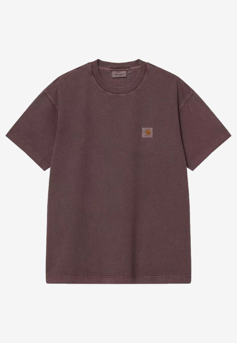 Carhartt Wip Vista Logo T-shirt Brown I030780CO/R_CARH-33HGD
