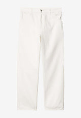 Carhartt Wip Single-Knee Relaxed Pants White I031497CO/O_CARH-D602