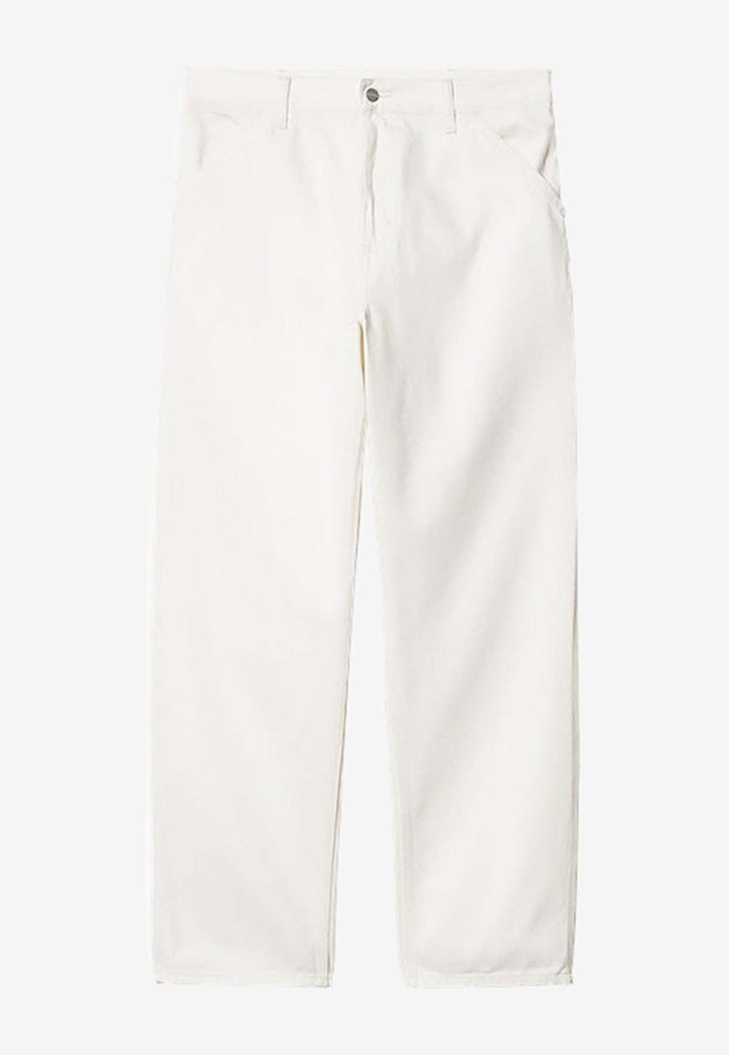 Carhartt Wip Single-Knee Relaxed Pants White I031497CO/O_CARH-D602