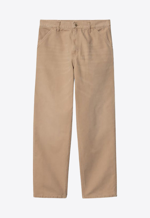 Carhartt Wip Single Knee Cargo Pants Beige I031497CO/P_CARH-2FS3K