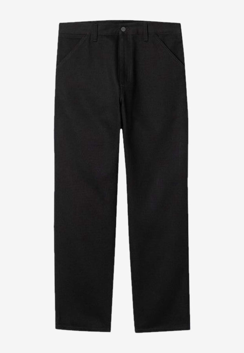 Carhartt Wip Abbott Single-Knee Chino Pants Black I031499CO/O_CARH-89GD