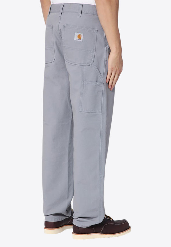 Carhartt Wip Double Knee Straight Chino Pants Gray I031501CO/Q_CARH-2LR0232