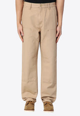 Carhartt Wip Double Knee Straight Chino Pants Beige I031501CO/Q_CARH-07E0232