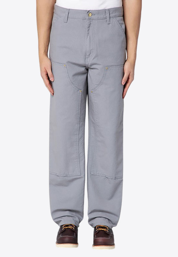 Carhartt Wip Double Knee Straight Chino Pants Gray I031501CO/Q_CARH-2LR0232
