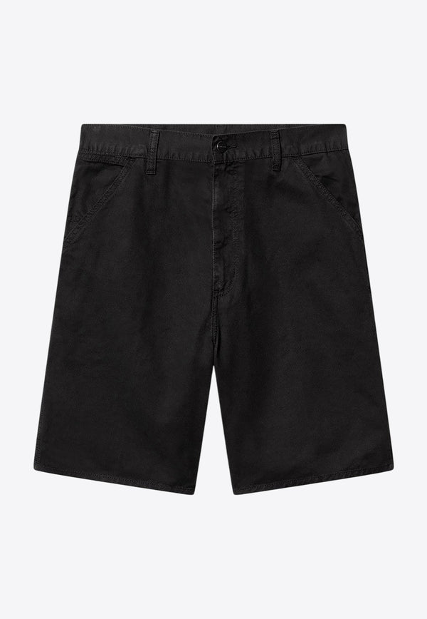 Carhartt Wip Single Knee Bermuda Shorts Black I031504CO/Q_CARH-89GD