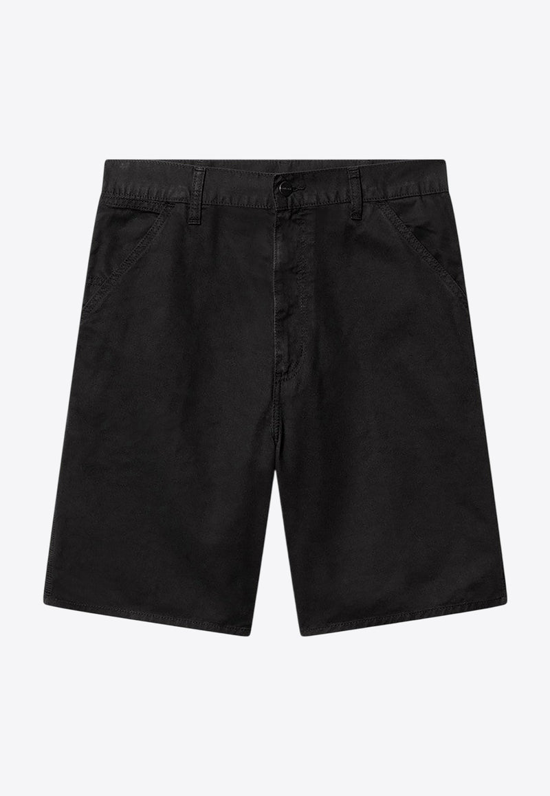 Carhartt Wip Single Knee Bermuda Shorts Black I031504CO/Q_CARH-89GD