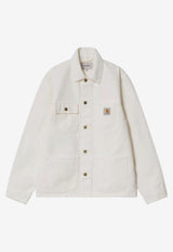 Carhartt Wip Michigan Logo Jacket White I031519CO/S_CARH-0DJ02