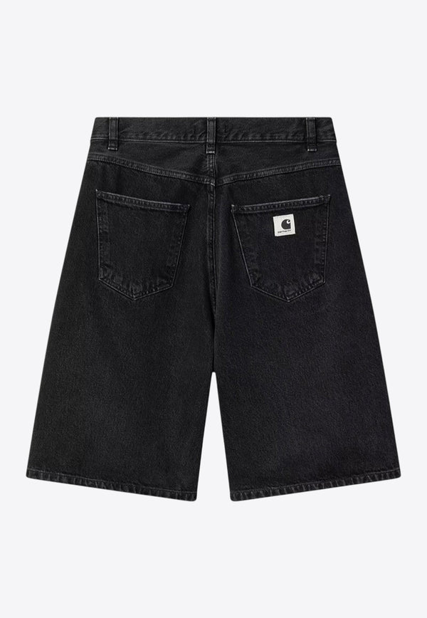 Carhartt Wip Brandon Washed Denim Shorts Black I031919CO/R_CARH-89