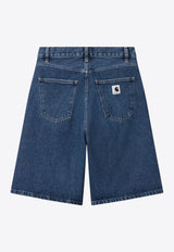 Carhartt Wip Brandon Denim Bermuda Shorts Blue I031919DE/Q_CARH-0106
