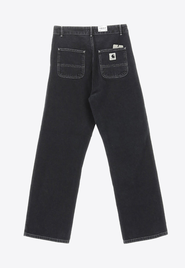 Carhartt Wip W' Simple Straight-Leg Jeans Black I031924_000_8906
