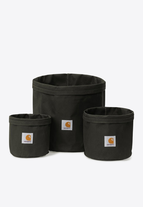 Carhartt Wip Logo Patch Canvas Plater Set - Set of 3 Olive I032014CO/R_CARH-49XX