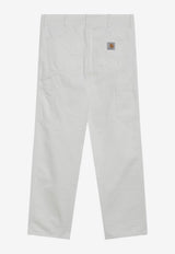 Carhartt Wip Single Knee Straight Pants White I032024DE/S_CARH-020232
