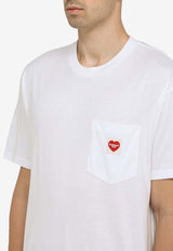 Carhartt Wip Heart Patch Crewneck T-shirt White I032128CO/N_CARH-02XX