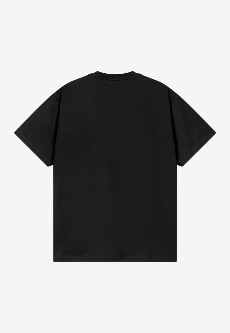 Carhartt Wip Pocket Heart Patch T-shirt Black I032128CO/R_CARH-1V2XX